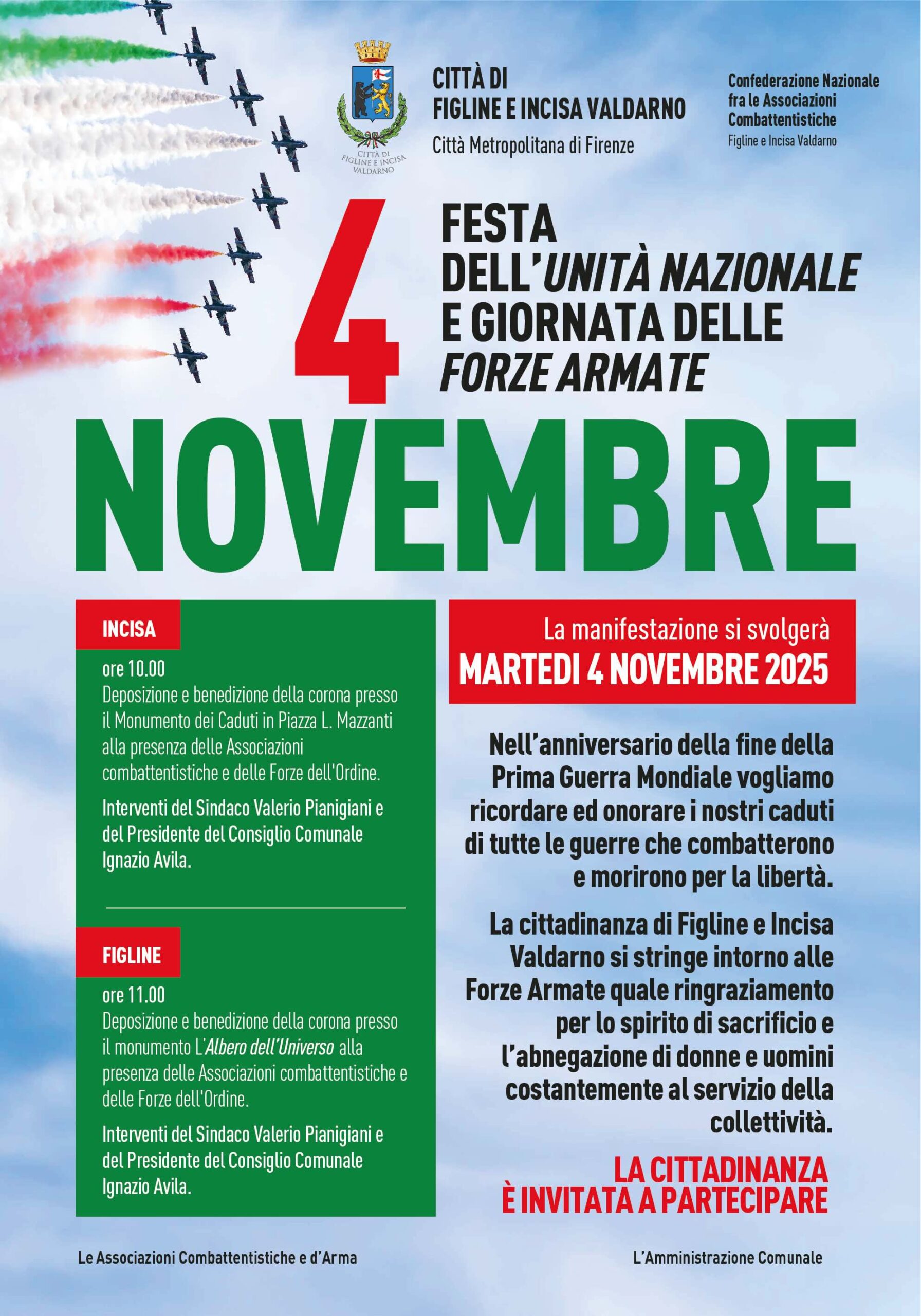 Festa dell’Unità Nazionale e delle Forze Armate Immagine anteprima