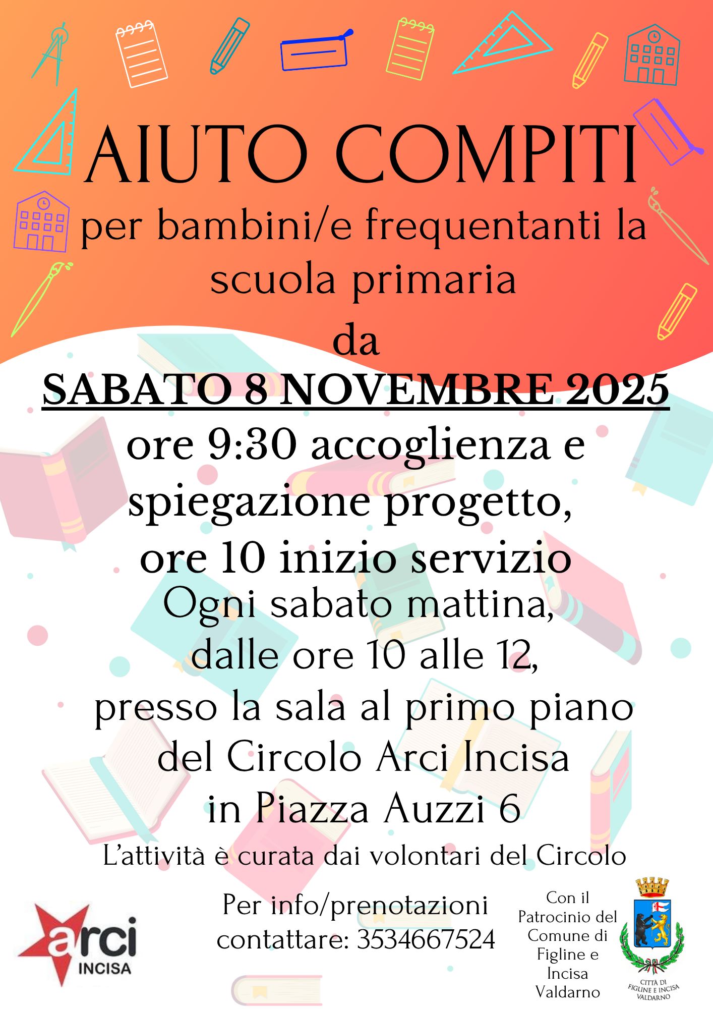 “Aiuto compiti” per i bambini della scuola primaria Immagine anteprima